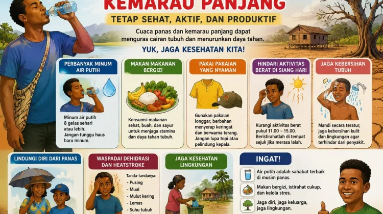 Jaga Kondisi Tubuh saat Musim Panas dan Kemarau Panjang