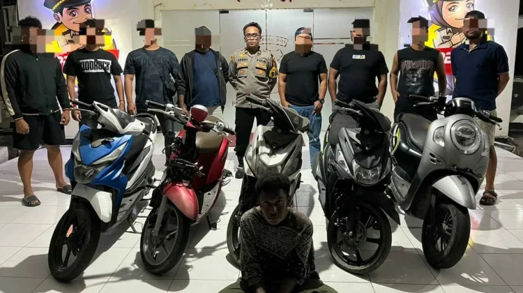 Team Mangewang Polresta Sorong Kota Tangkap Spesialis Curanmor