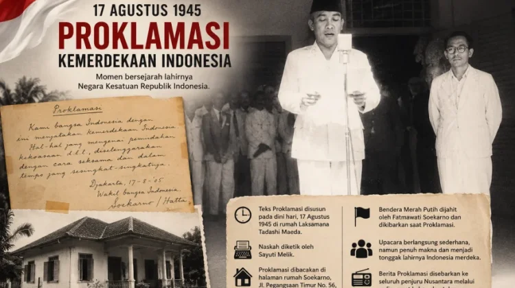 Fakta Menarik di Balik Proklamasi 17 Agustus 1945