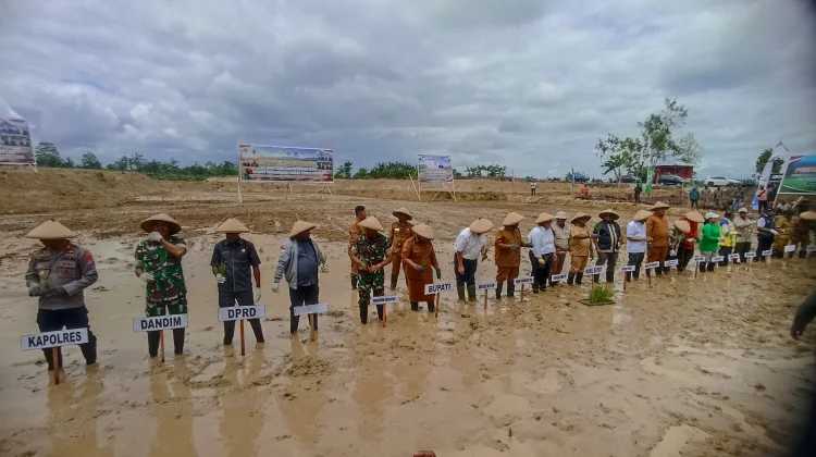Pemerintah Kabupaten Sorong Selatan Buka 1.440 Hektare Lahan Cetak Sawah Rakyat