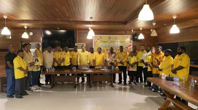 Panaskan Mesin, RJK Kumpulkan Fraksi Partai Golkar Se-Papua Barat Daya