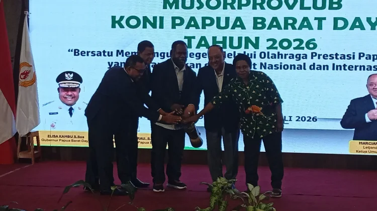 Resmi Dilantik, KONI Papua Barat Daya Tata Langkah Strategis PON 2028