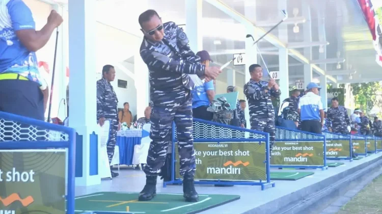 Pangkoarmada III Hadiri Peresmian Mini Golf dan Renovasi Driving Range ‘Ewako’