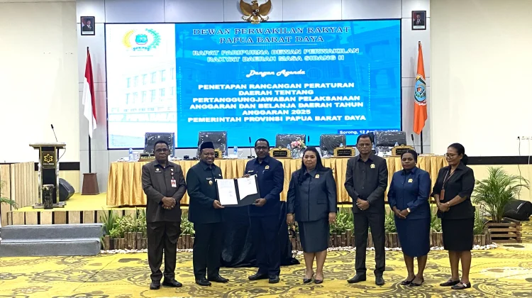 Sinergi DPRP dan Pemprov PBD, Tetapkan Pertanggungjawaban APBD 2025 Jadi Perda