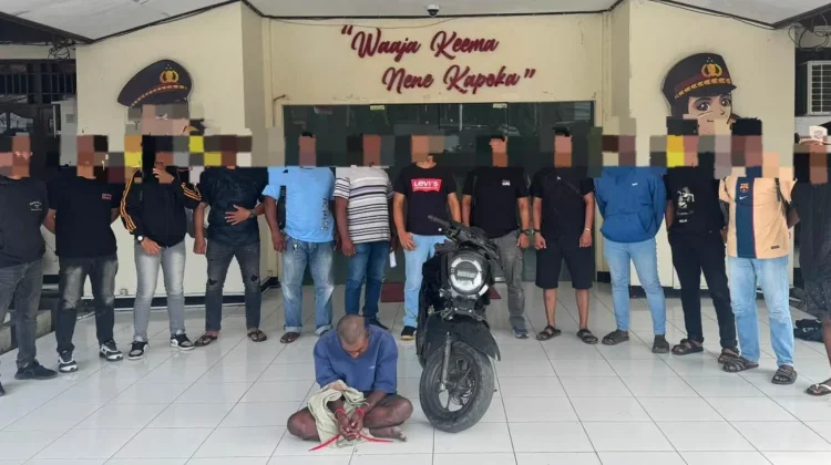 Tim Mangewang Polresta Sorong Kota Amankan Motor Diduga Hasil Curanmor