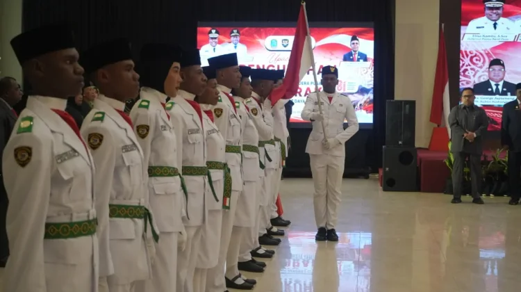 Koarmada III Hadiri Pengukuhan Paskibraka Provinsi PBD Tahun 2026