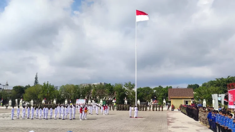 Upacara Pengibaran Bendera HUT Ke-81 RI di Kota Sorong
