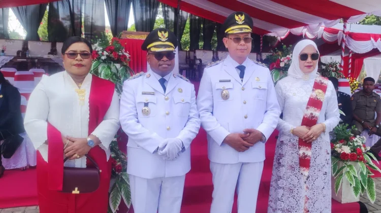 HUT Ke-81 RI, Wali Kota Sorong Launching Jaringan Intra Pemerintah