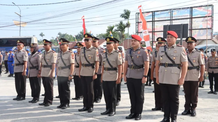 Kapolres Sorong Selatan Pimpin Upacara Pelantikan, Pengukuhan dan Sertijab