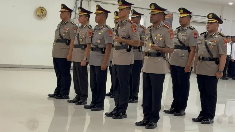 Kapolda PBD Pimpin Sertijab, Sejumlah PJU dan Lima Kapolres