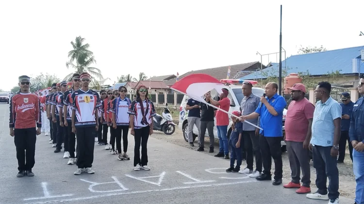 Lomba Gerak Jalan HUT RI ke-81, SMA Negeri 2 Kabupaten Sorong Jadi Juara