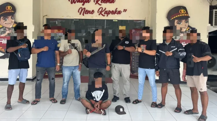 Team Magewang Polresta Sorong Kota Tangkap Terduga Pelaku Penganiayaan Berat