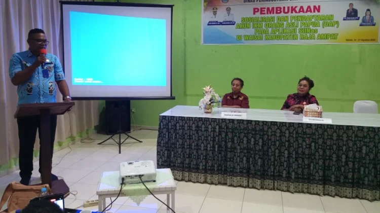 Pelaku IKM di Raja Ampat Ikuti Sosialisasi Aplikasi SIINas
