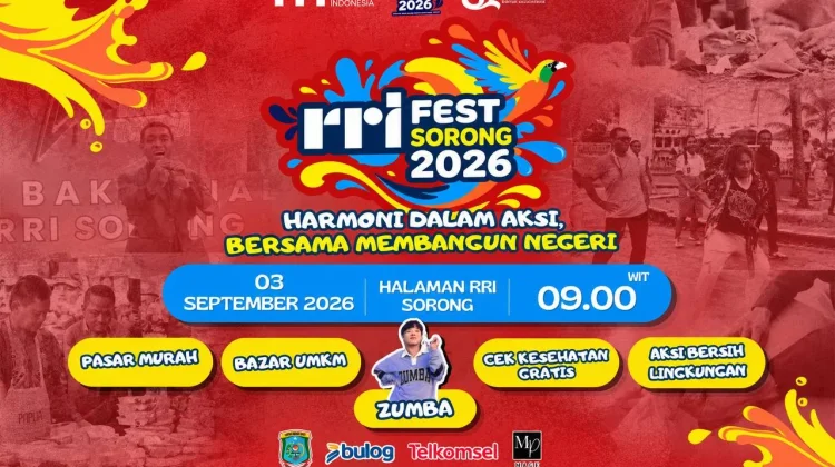 RRI Fest Sorong 2026: Harmoni dalam Aksi, Bersama Membangun Negeri