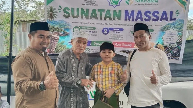 Yayasan Annur Teminabuan Laksanakan Bakti Sosial Sunatan Massal Gratis RRI.CO.ID, T