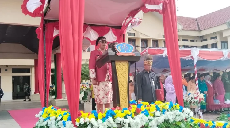Bupati Petronela Krenak Paparkan Sejumlah Capaian Pembangunan di HUT Ksbupaten
