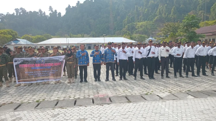 Sebanyak 70 Anggota Satpol PP Raja Ampat Ikuti Latsar di Markas Brimob Yogyakarta