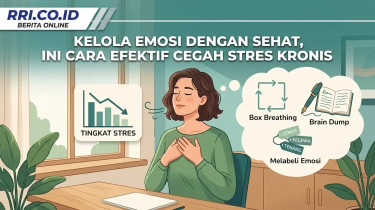 Kelola Emosi dengan Sehat, Ini Cara Efektif Cegah Stres Kronis