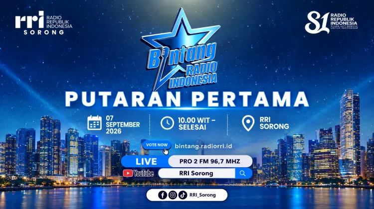Putaran Pertama Bintang Radio Indonesia 2026 di RRI Sorong