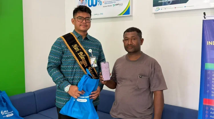Momen Harpelnas 2026, BPJS Ketenagakerjaan Raja Ampat Berikan Layanan Spesial