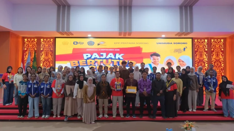 KPP Pratama Sorong Bakar Antusiasme Generasi Muda Lewat Pajak Bertutur 2026