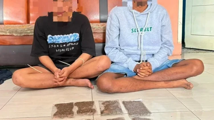 Dua Terduga Pelaku Peredaran Ganja Diamankan Beserta Barang Bukti 162 Gram