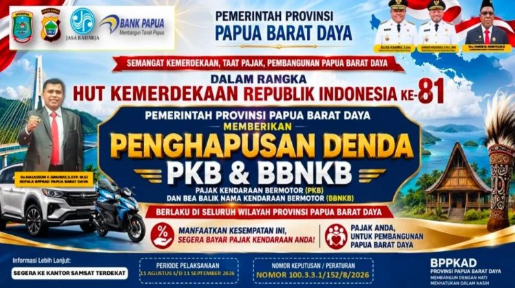 Tersisa 3 Hari Lagi, Pemprov PBD Imbau Warga Manfaatkan Penghapusan Denda PKB-BBNKB