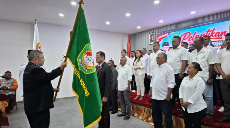 Resmi Dilantik, Pengurus Pertina Kota Sorong Targetkan Emas PON