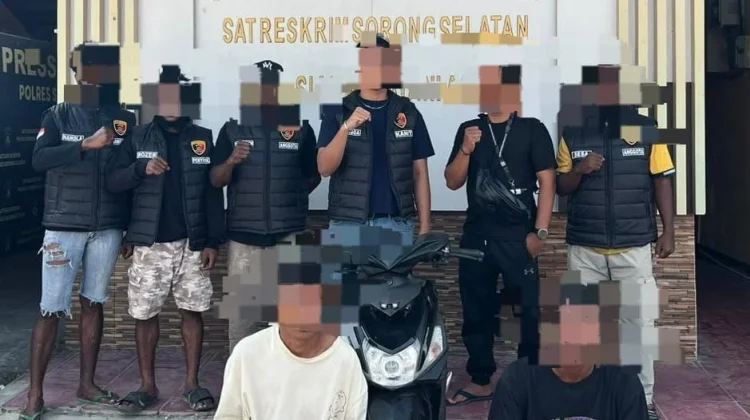 Unit Resmob Polres Sorong Selatan Amankan Dua Terduga Pelaku Pencurian