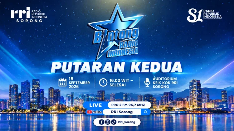 Bintang Radio Indonesia Putaran Kedua Segera Tampil di RRI Sorong