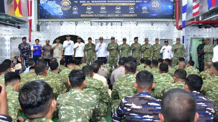 Pangkoarmada III Hadiri Pelepasan KRI WSH-991