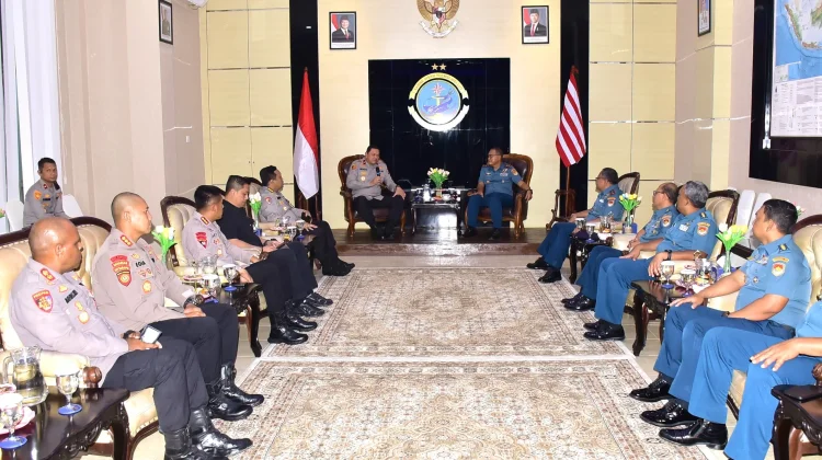 Kodaeral XIV Bersama Polda PBD Perkuat Sinergi Keamanan Wilayah Papua Barat Daya