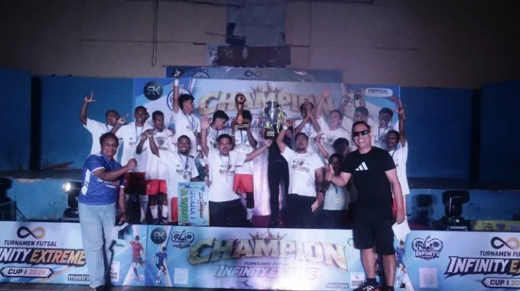 Menang Adu Penalti, All Print Juara Infinity Extreme Cup I Sorong
