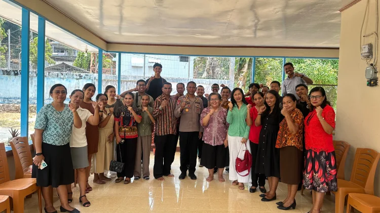 Wakapolresta Sorong Kota Ajak Jemaat Bersama Jaga Kamtibmas