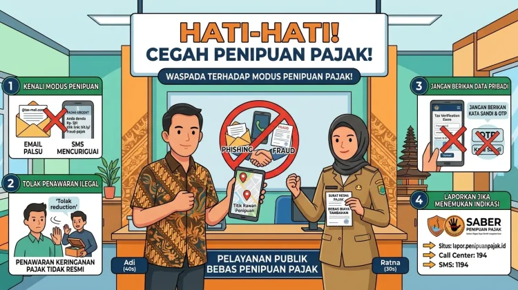 DJP Sorong Imbau Warga Waspadai Oknum Mengaku Petugas Pajak