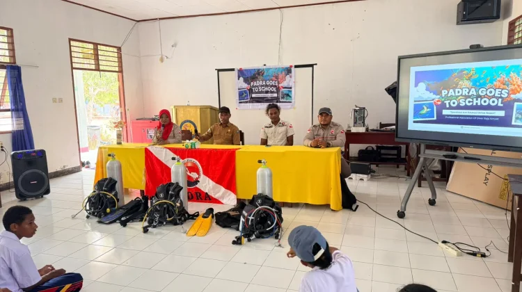 PADRA Edukasi Pelajar Terkait Selam dan Pariwisata Raja Ampat