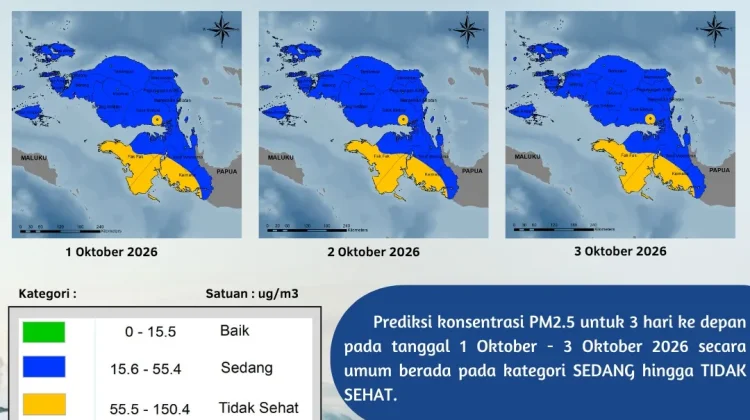 Prediksi Kualitas Udara Sejumlah Daerah Diprakirakan Tidak Sehat