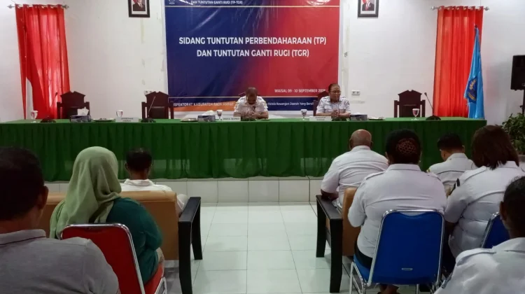 Inspektorat Raja Ampat Gelar Sidang 12 Perkara Kerugian Daerah