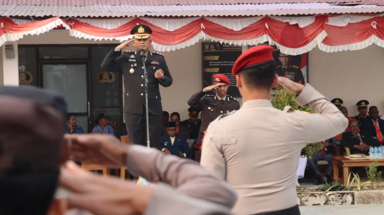 Kapolres Sorong Selatan Pimpin Upacara Peringatan Hari Kesaktian Pancasila