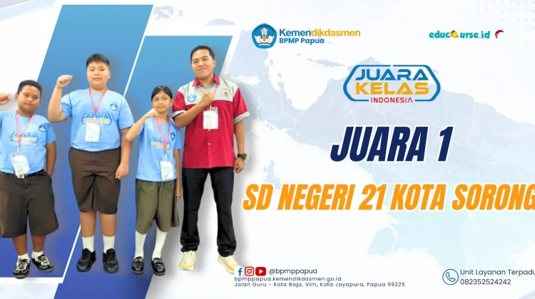 Jawara se-Papua, Tiga Siswa SD Negeri 21 Bawa PBD ke Nasional Juara Kelas