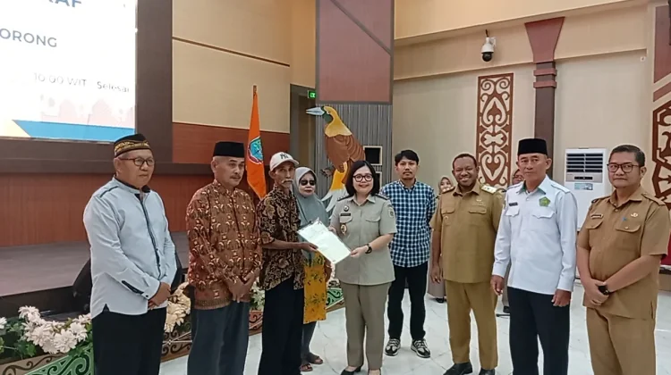 2026 BPN Sorong Terbitkan 24 Sertifikat Tanah Wakaf, Masyarakat Diminta Proaktif