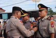 Kapolres Pimpin Sertijab Wakapolres Sorong Selatan Baru