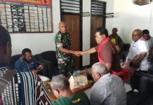 Koramil 1807-01/Teminabuan Hadir di Nakna Sesuai Tupoksi