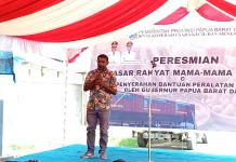 Forum Pedagang OAP Apresiasi Peresmian Pasar Mama Papua di Sorong
