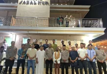 Kapolres Sorong Selatan Meninjau Pengamanan Shalat Tarawih