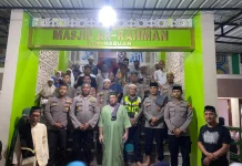 Kapolres Sorong Selatan Melaksanakan Safari Ramadan di Masjid Ar-Rahman