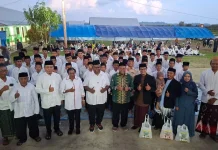 Pemprov PBD Safari Ramadan di Pondok Al Ghuroba Aimas, 100 Paket Sembako Disalurkan