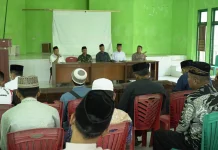 Dandenma Pasmar 3 Ikuti Rapat Koordinasi Takbir Keliling dan Sholat IED