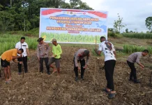 Polres Sorong Selatan Tanam Jagung Serentak Tahun 2026