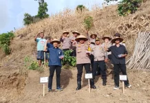 Polres Raja Ampat Laksanakan Penanaman Jagung Dukung Program Ketahanan Pangan